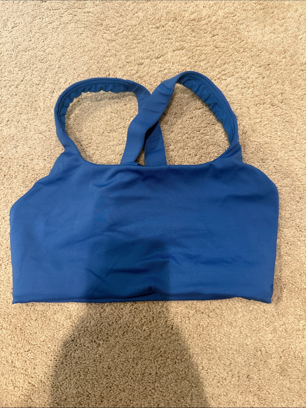 NOBULL Royal Blue Girls' Swim Crop Top